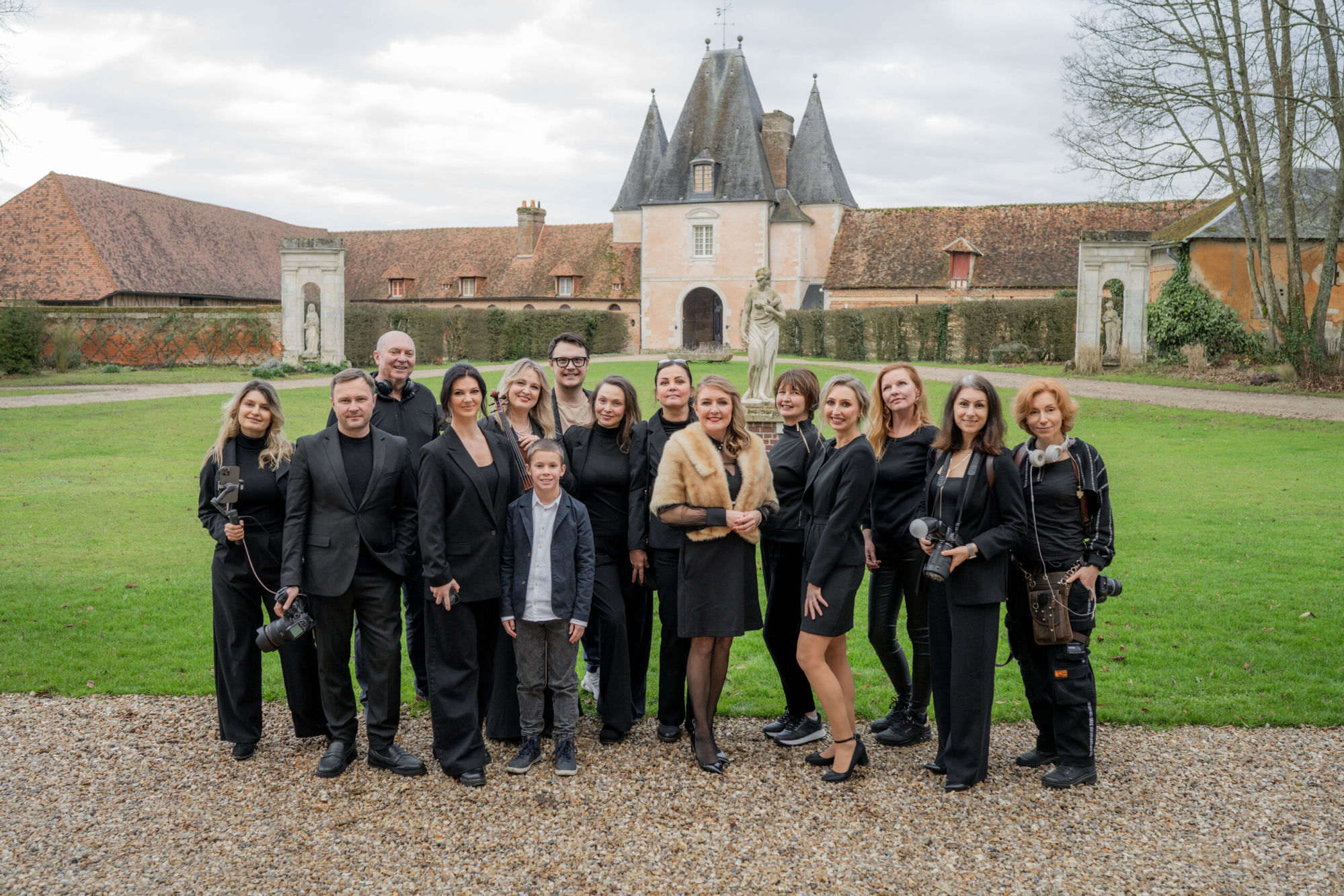 Tatiana Chance and the Agence Chance team, on-site at Château de Bonnemare